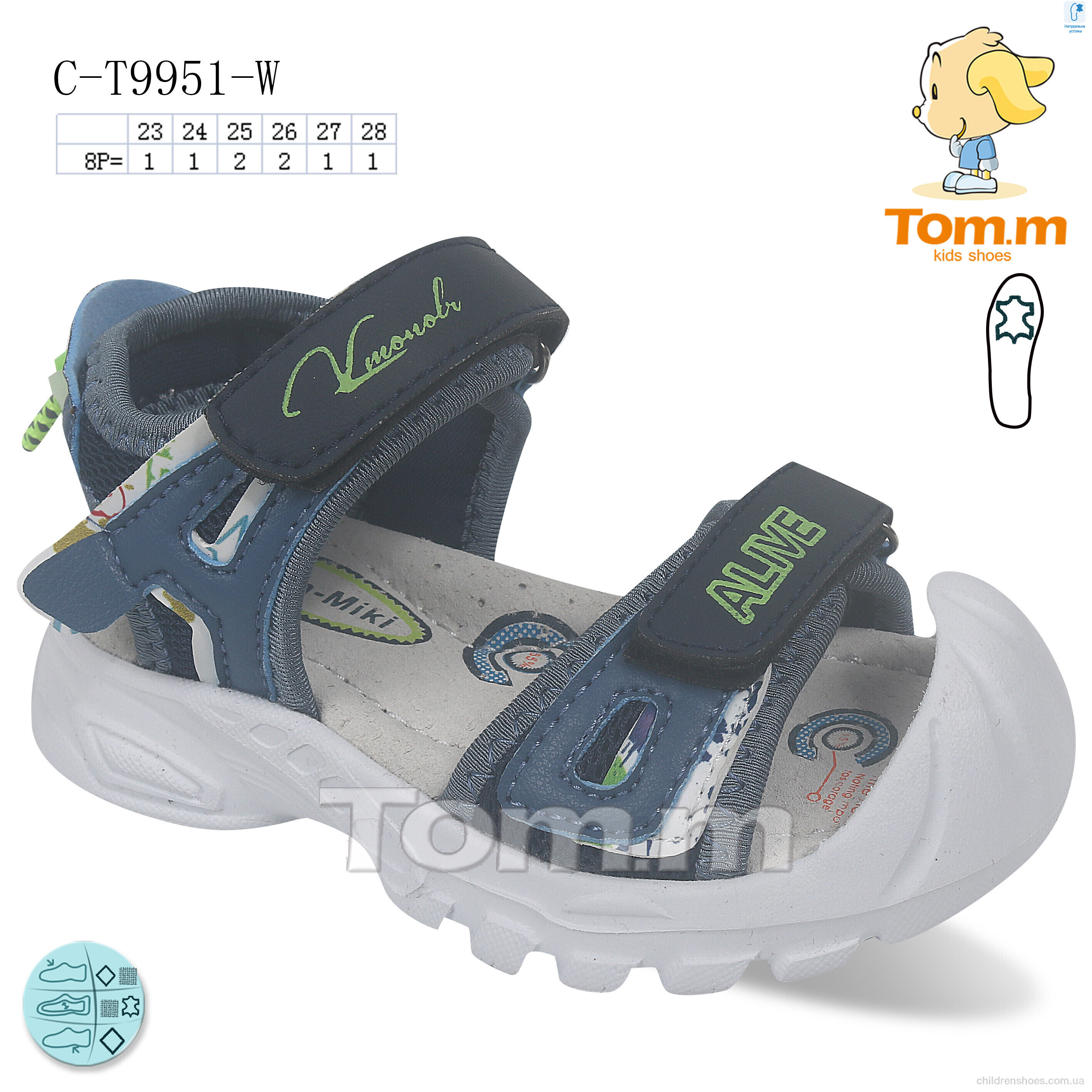 Сандалии Tom.M C-T9951-W