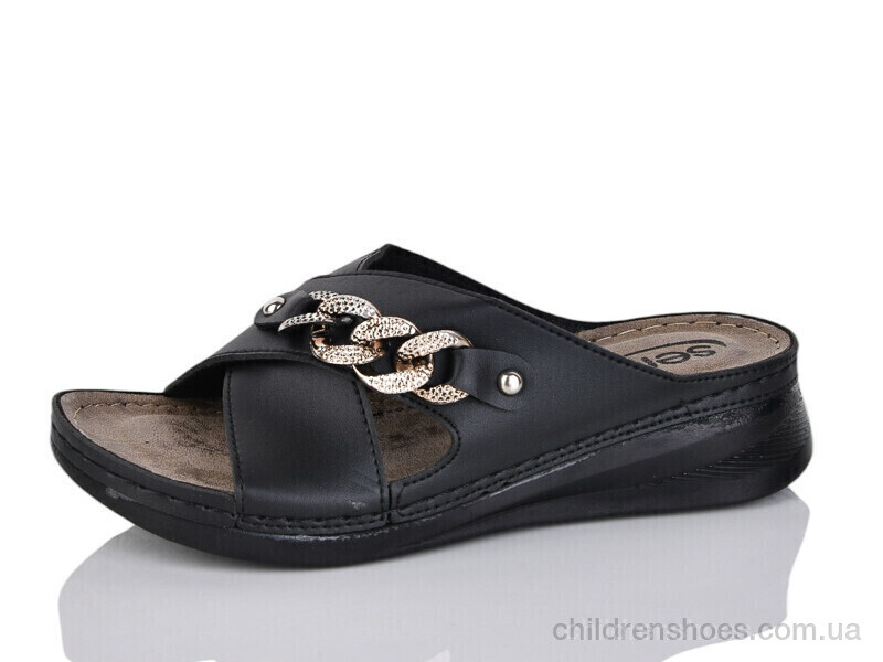 Шлепки женские Serra 3001-10 black