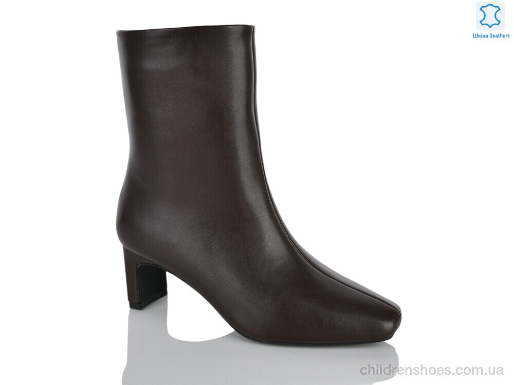 Ботинки M8027-13 brown-coffee DINO ALBAT / p. 36-40 / 8пар
