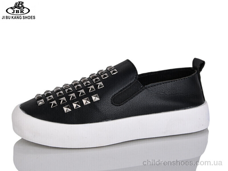 Слипоны No brand D728-1 black
