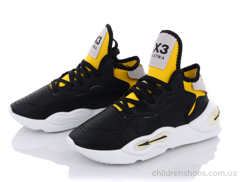 Кроссовки Violeta only one 177-18 black-yellow
