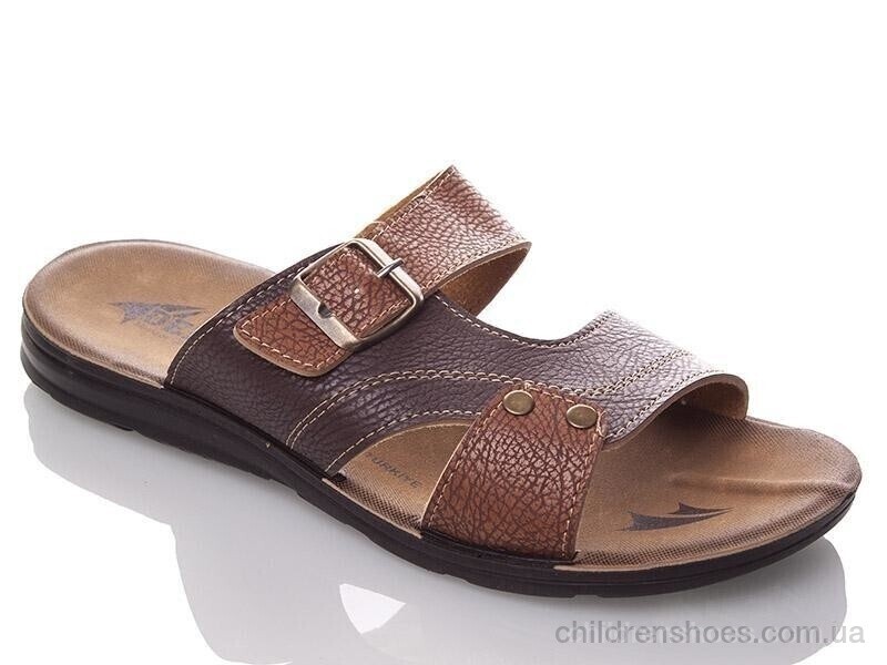 Шлепки Demur M6834 brown-camel