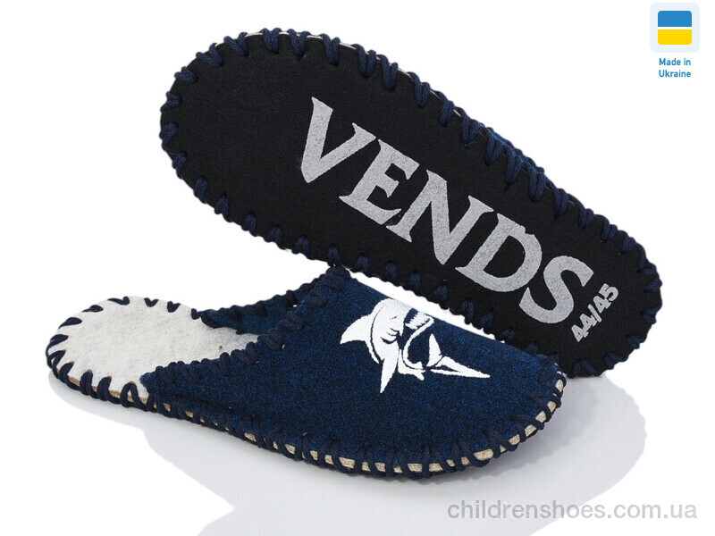Тапки Vends 379M синій