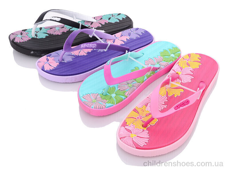 Шлепки женские No brand 1388-2 mix