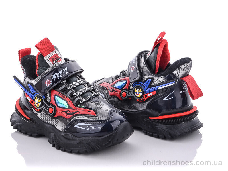 Кроссовки Мифёр A211B black-red