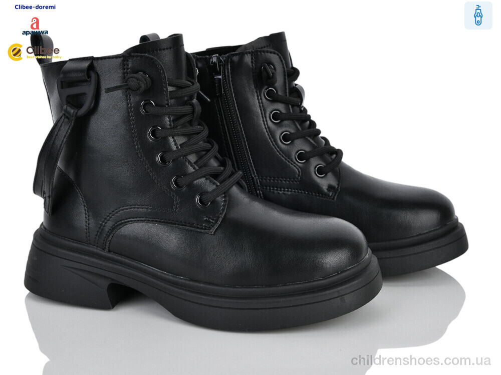 Ботинки ABD1053 black Clibee-Doremi / p. 32-37 / 8пар