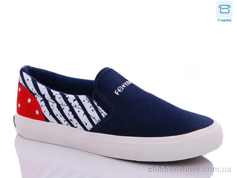Слипоны No brand 017 синій