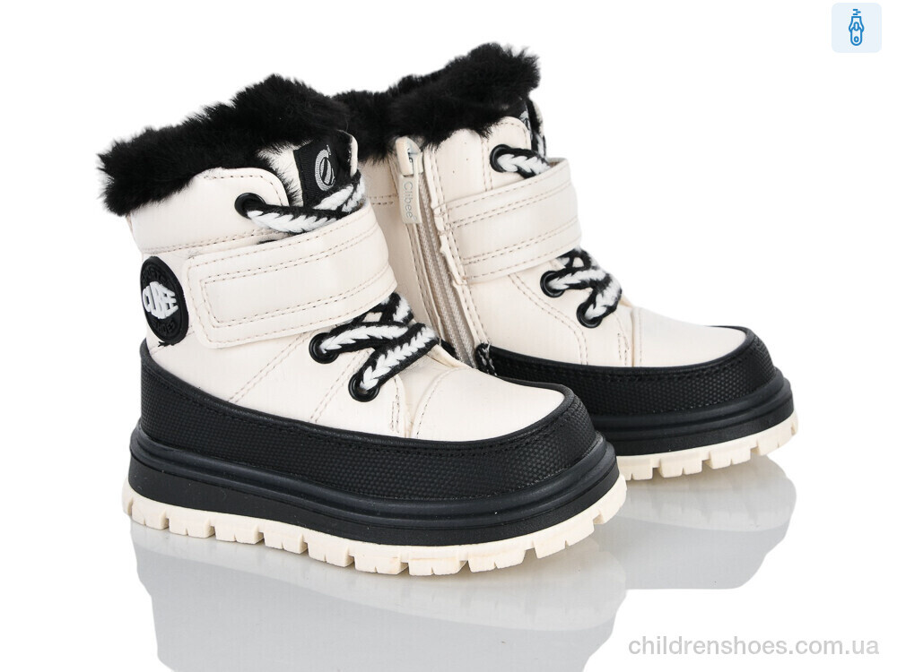 Ботинки HA550 beige Clibee-ShoSho / p. 22-27 / 6пар