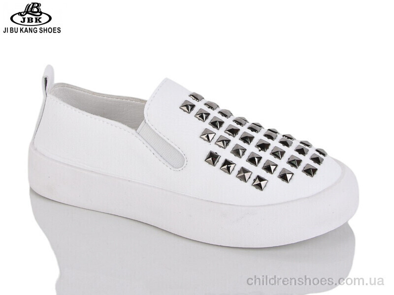 Слипоны No brand 02-728 white