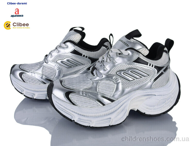 Кроссовки Apawwa AD23991-2 grey-white
