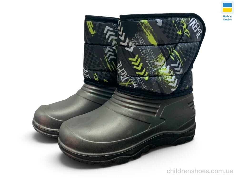 Сапоги из пены DC8-8 чорний Rai shoes / p. 28-37 / 8пар