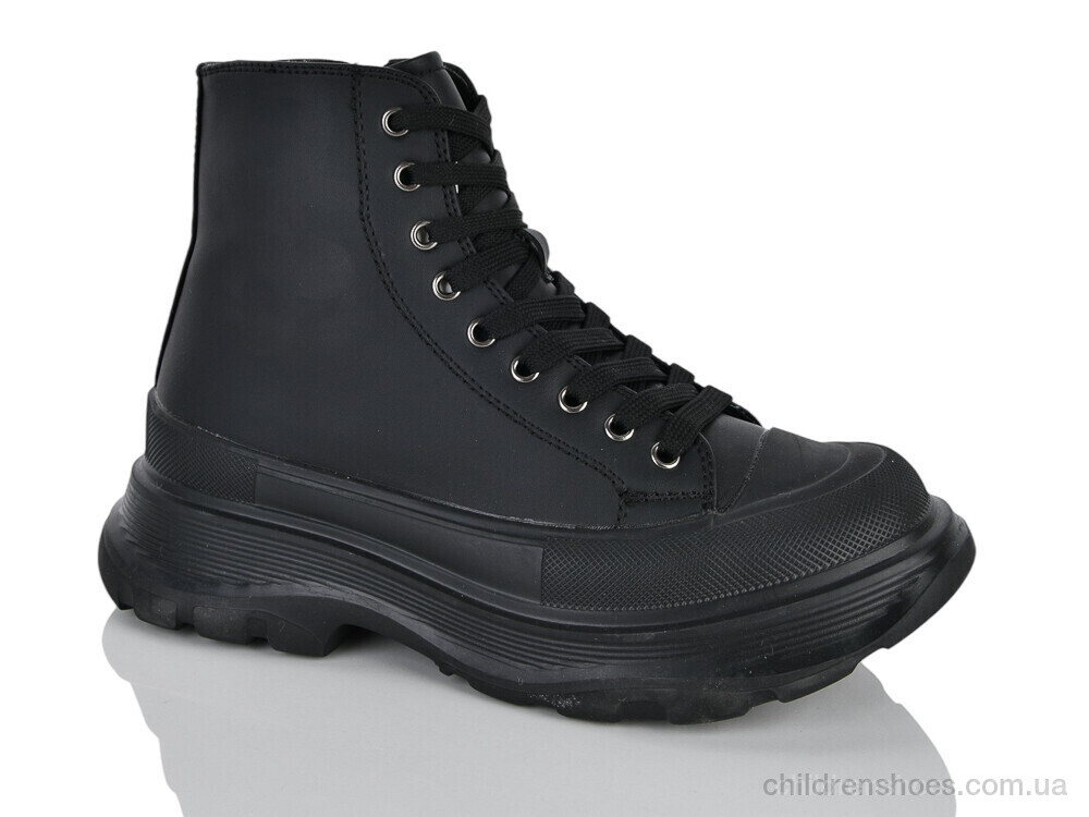 Ботинки 166-31 black-black DINO ALBAT / p. 36-41 / 8пар
