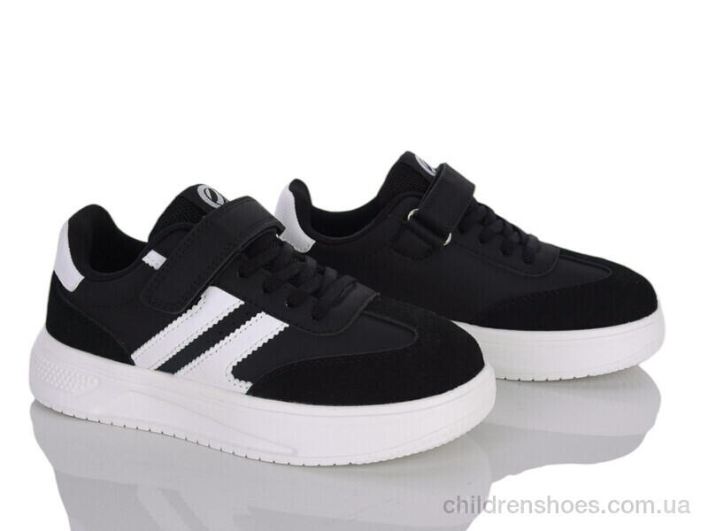 Кроссовки ED783-2 black-white Clibee-ShoSho / p. 34-39 / 6пар