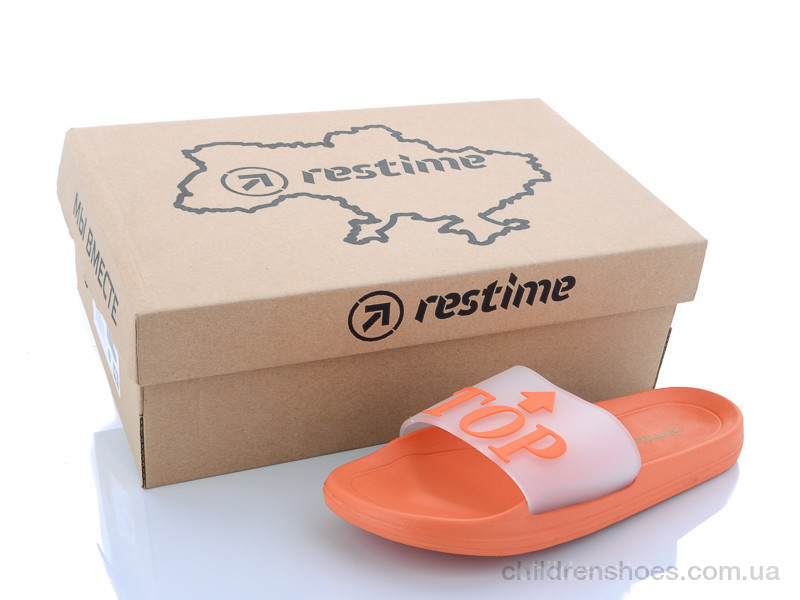 Шлепки женские Restime TWL20964 orange