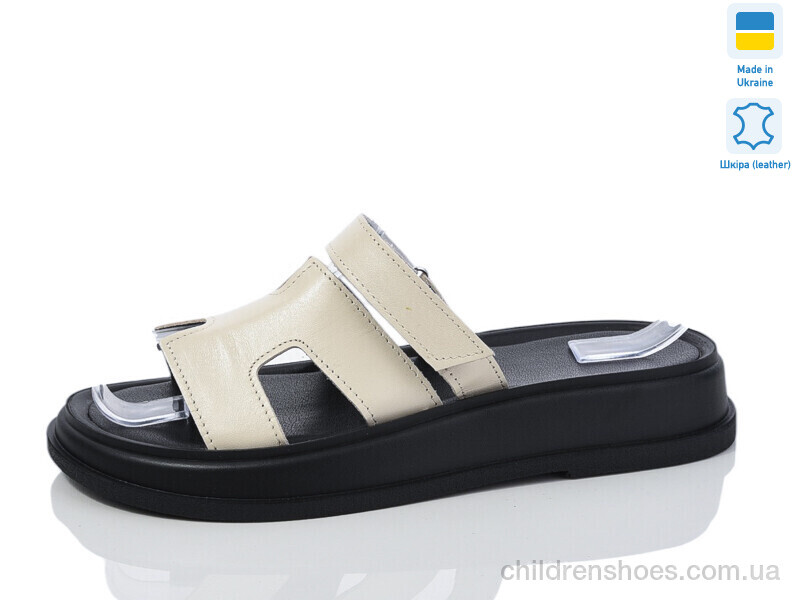 Шлепки женские No brand 1501-25 беж.к.