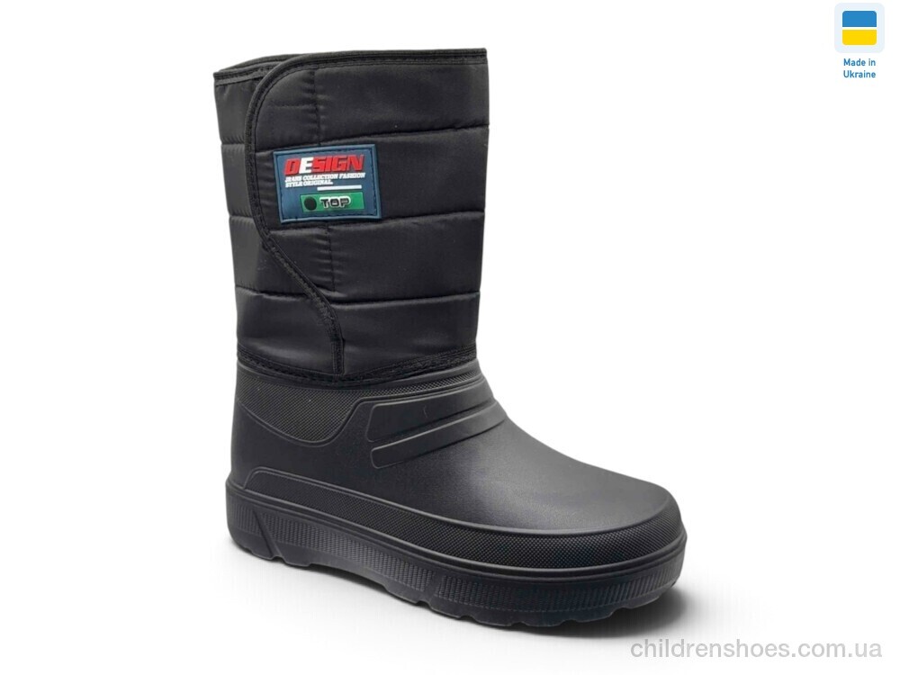 Сапоги из пены СМ7 чорний Rai shoes / p. 41-46 / 8пар
