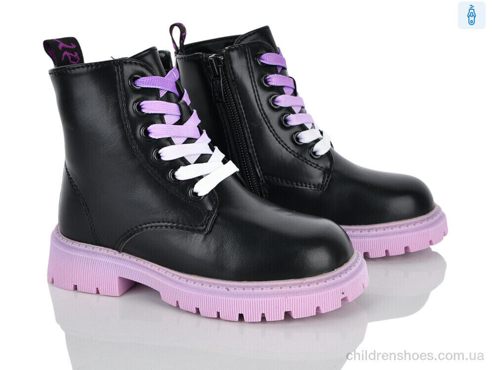 Ботинки HB380 black Clibee-ShoSho / p. 26-31 / 6пар