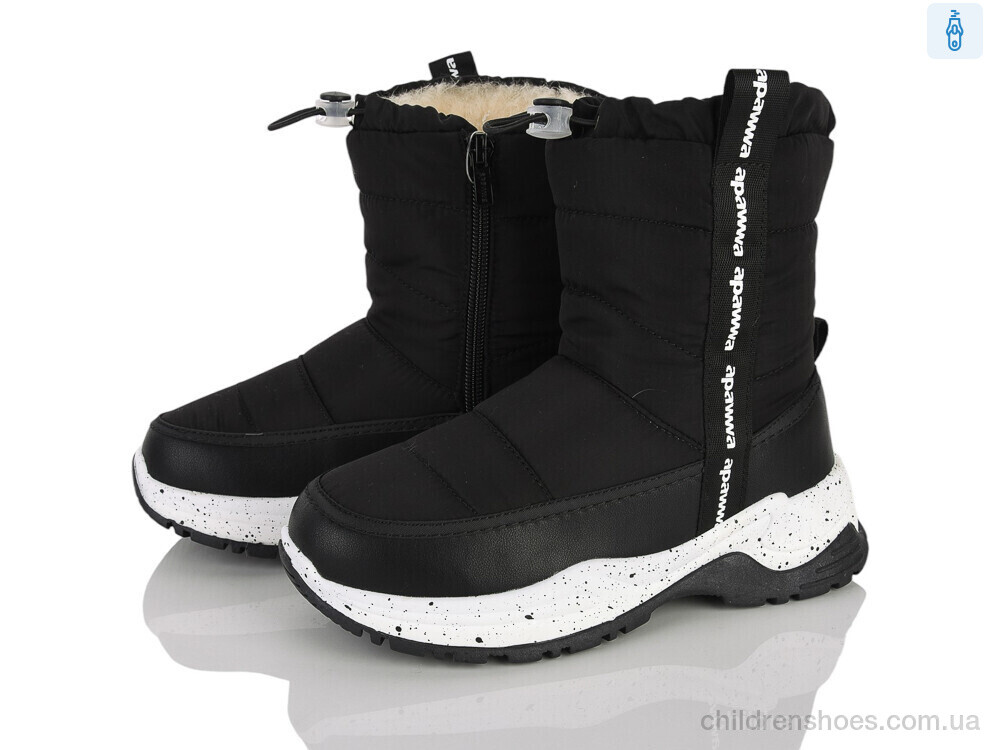 Дутики D6908P-1 black Clibee-ShoSho / p. 32-37 / 6пар
