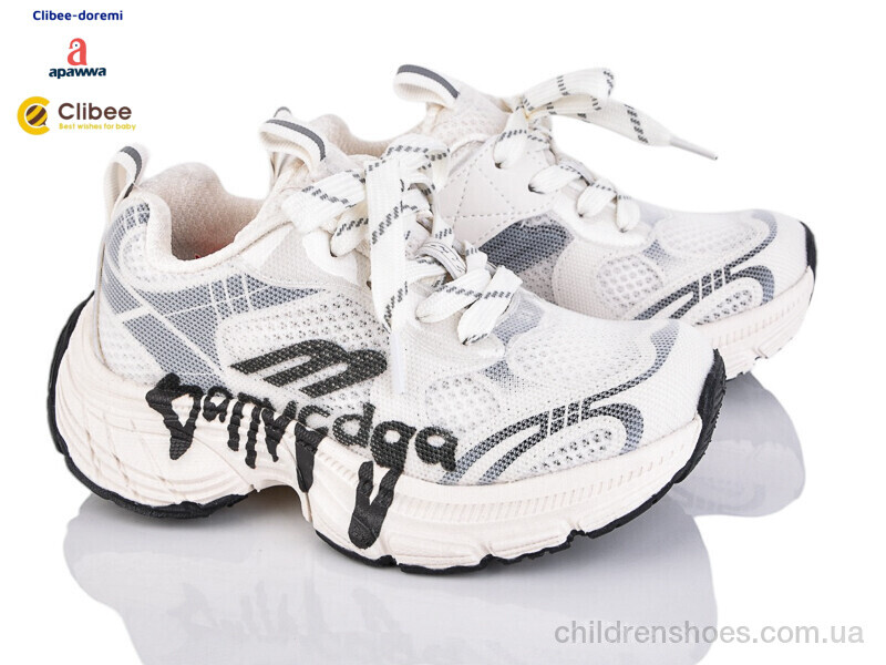 Кроссовки A992522 white-grey Clibee-Doremi / p. 31-37 / 7пар