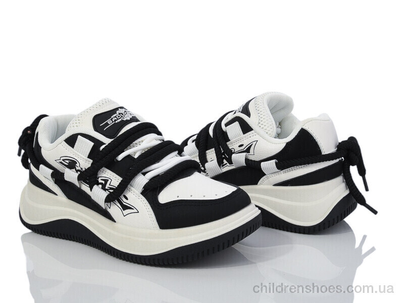 Кроссовки Violeta 136-28 white-black