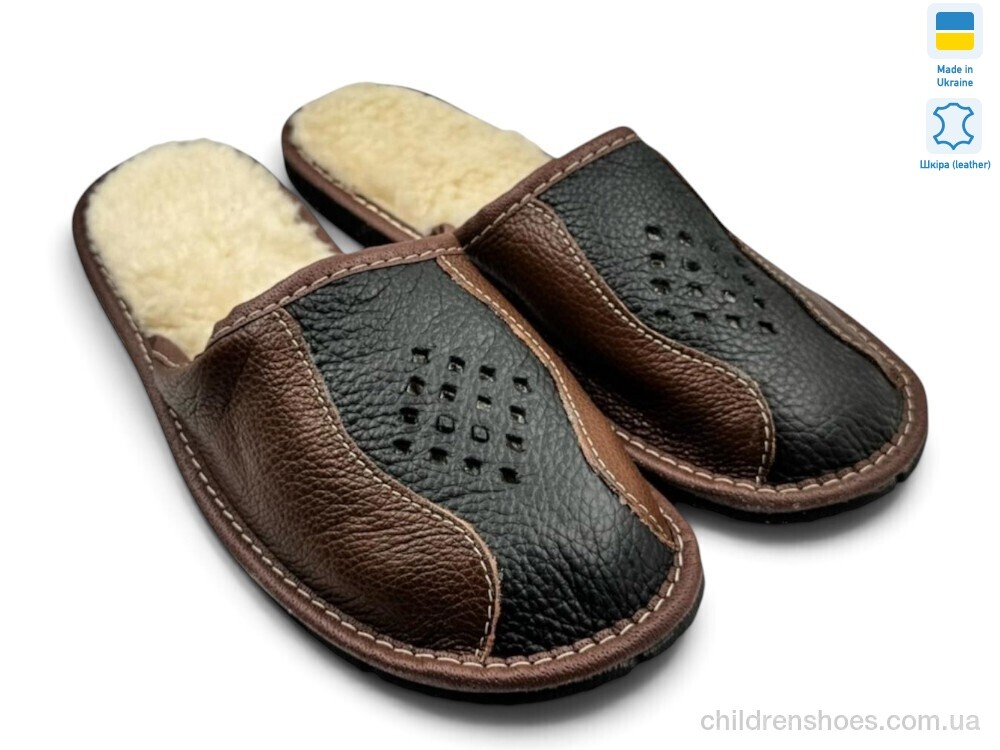 Тапки Тапмал 003 коричневий Rai shoes / p. 41-45 / 6пар