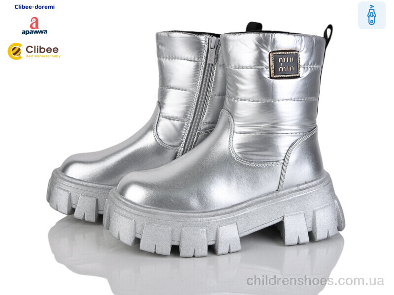Сапоги Clibee H568-1 silver