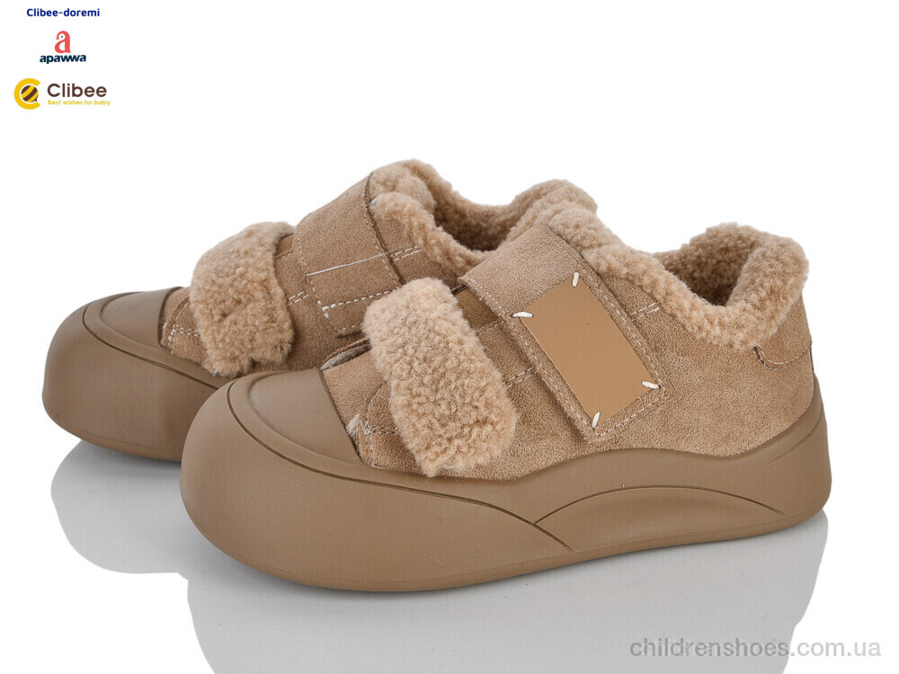 Кроссовки ABC6535 beige єврозима Clibee-Doremi / p. 31-37 / 7пар