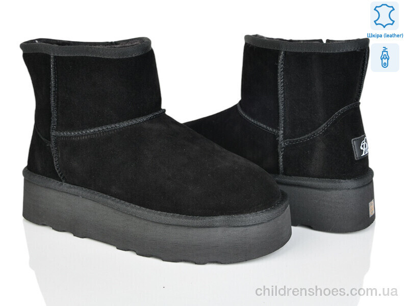 Угги PLPS 4224-5854 black-w