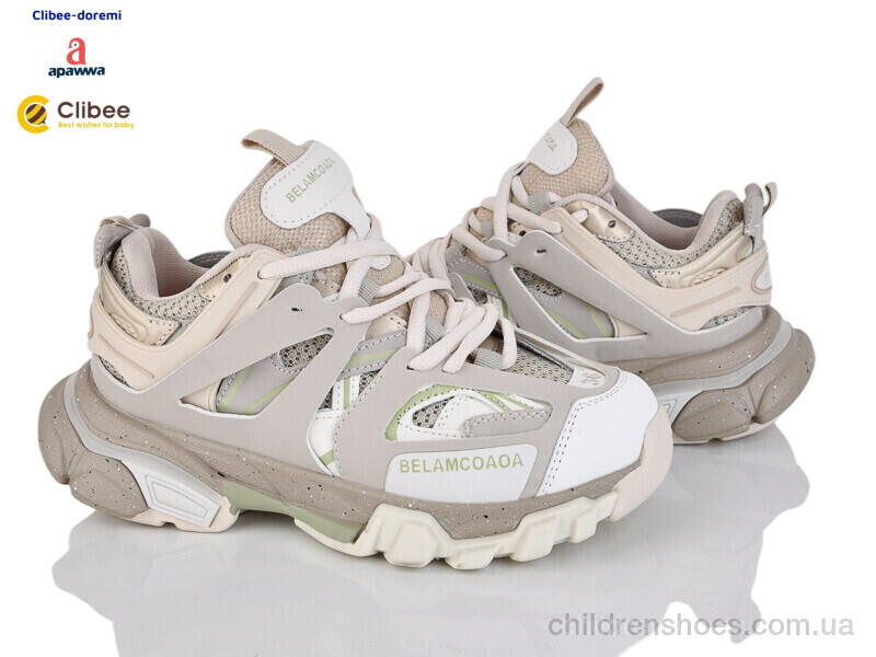 Кроссовки Apawwa DC1101 beige-grey