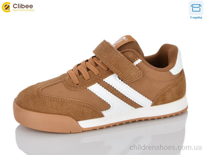 Кроссовки EC777-3 camel Clibee-Apawwa / p. 32-37 / 6пар
