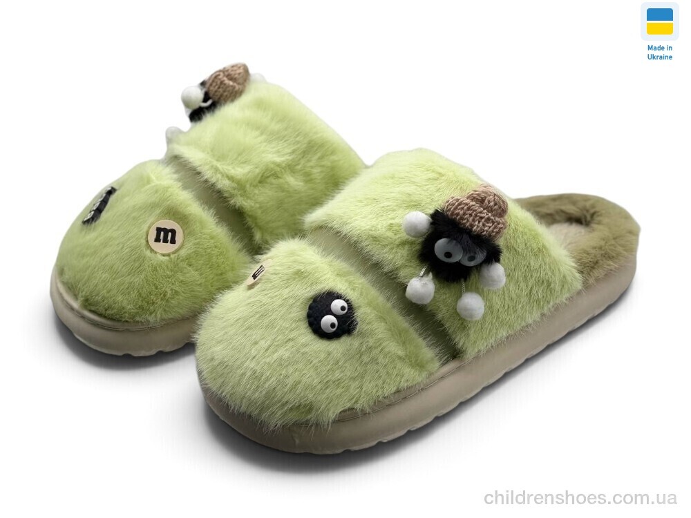 Тапки T25-01 фісташка Rai shoes / p. 36-41 / 8пар
