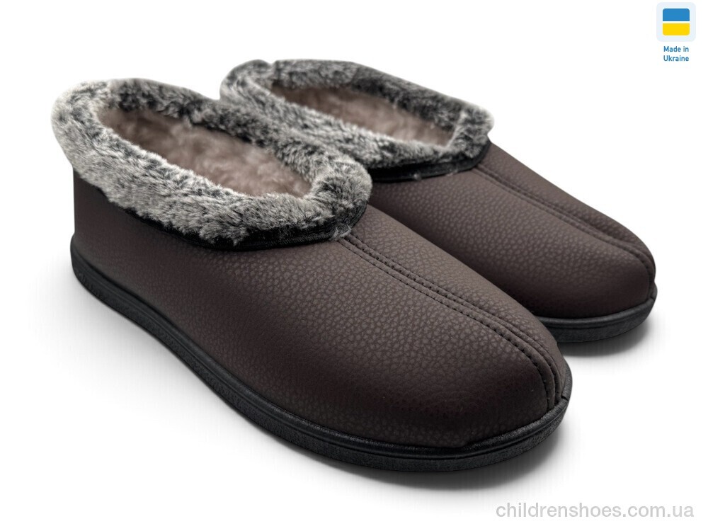 Тапки 2205 коричневий Rai shoes / p. 37-42 / 12пар