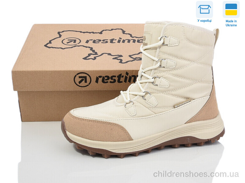 Ботинки Restime AWZ24305 beige
