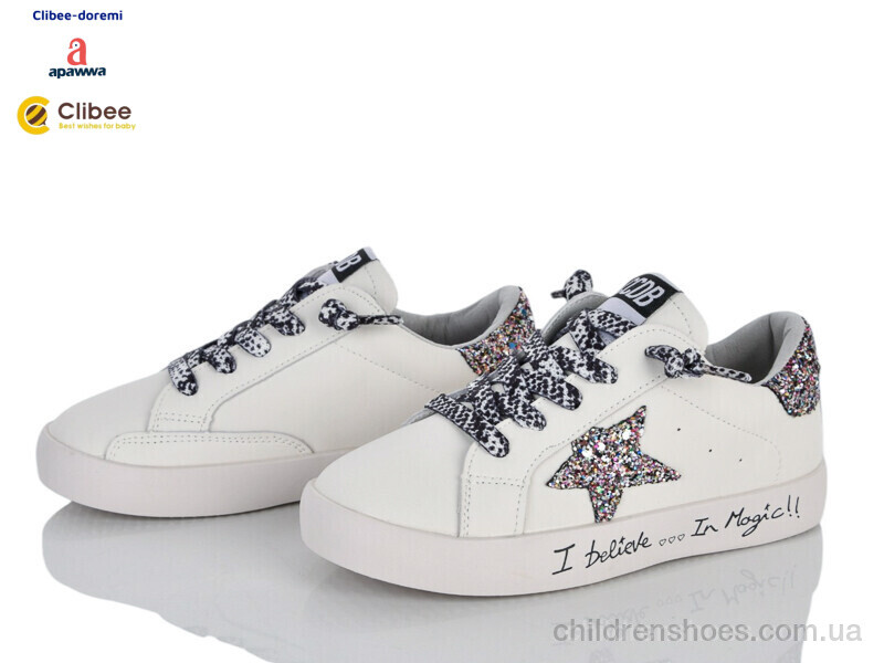 Кроссовки BA22009 white Clibee-Doremi / p. 31-37 / 7пар