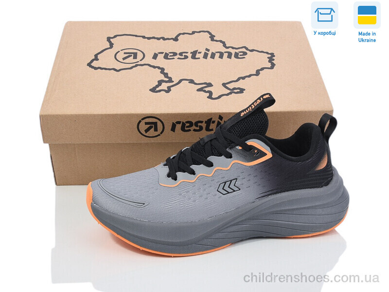 Кроссовки Restime SWL25528 black-grey