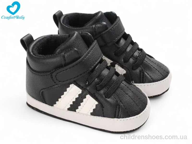 Пинетки 69-10 чорний Comfort-baby / p. 11-13 / 6пар