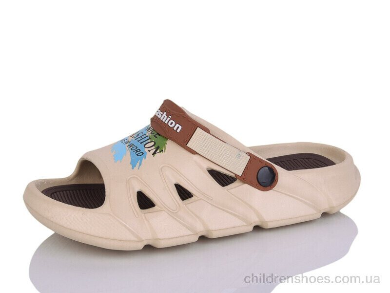 Шлепки No brand 807 d.beige