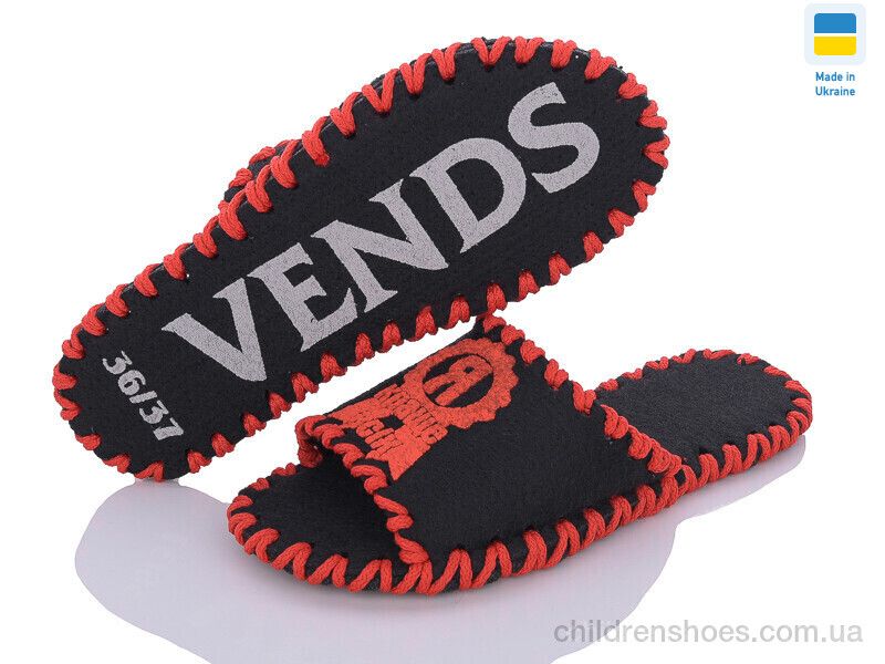 Тапки Vends 156W чорний
