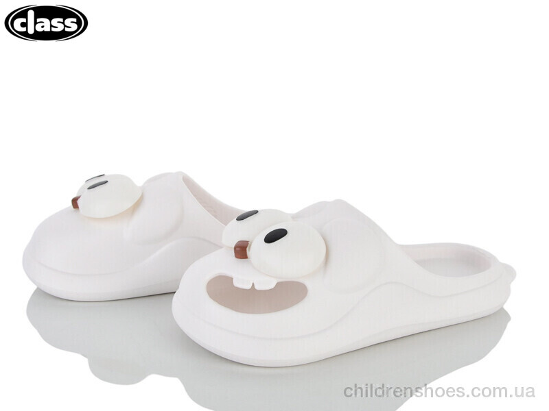 Шлепки женские No brand 7509 white