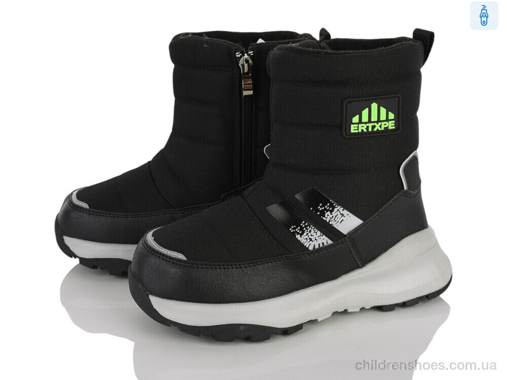 Ботинки 2535 black Clibee-ShoSho / p. 32-37 / 8пар