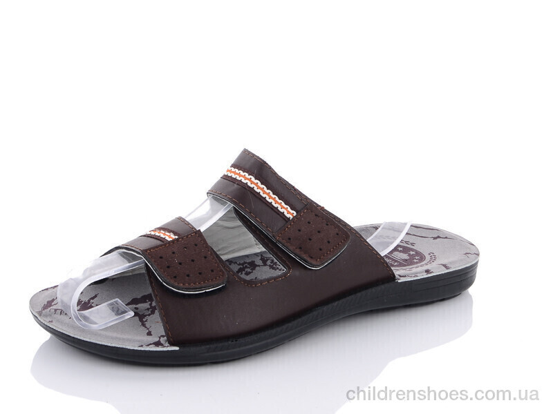 Шлепки Oscar T6055Ш brown