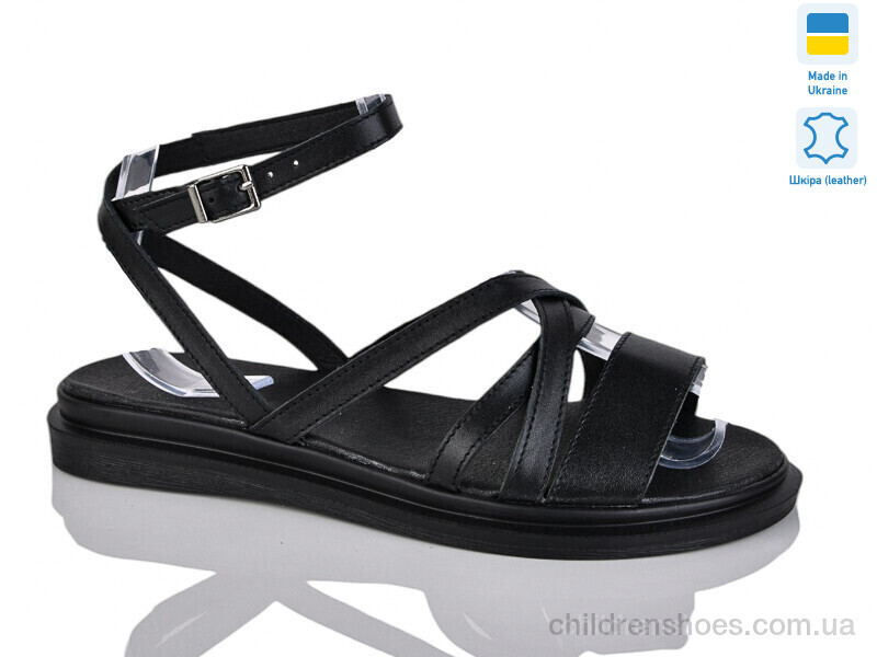 Шлепки женские No brand 1106 чорний к.