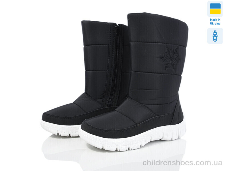 Дутики No brand 303 БП чорний