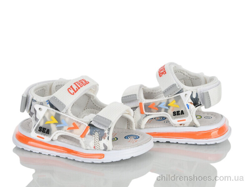 Сандалии Clibee Z911 white-orange