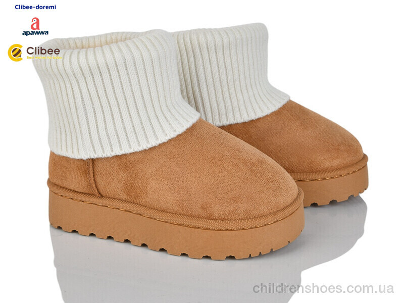 Угги F950C camel Clibee-Doremi / p. 31-36 / 8пар