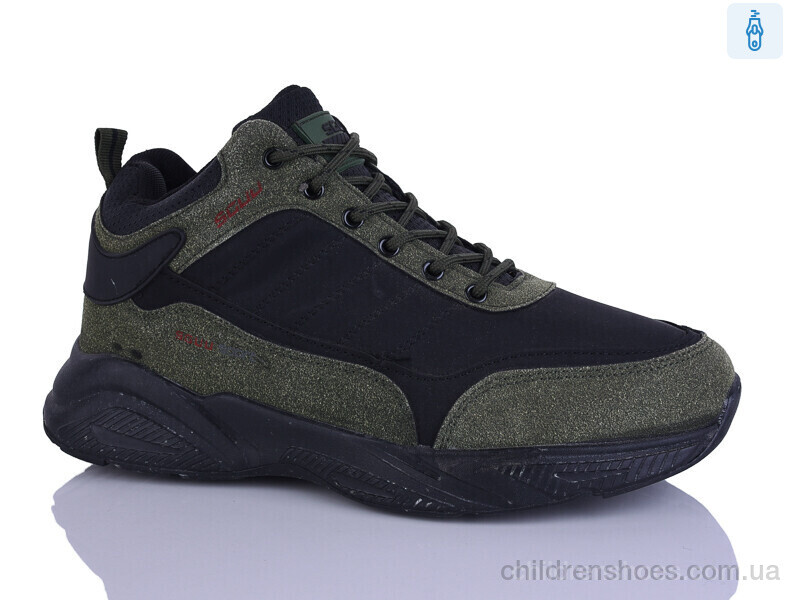 Кроссовки Sayota 3113 чорний/хакі