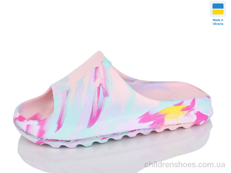 Шлепки женские Cross L6 папуга-пудра