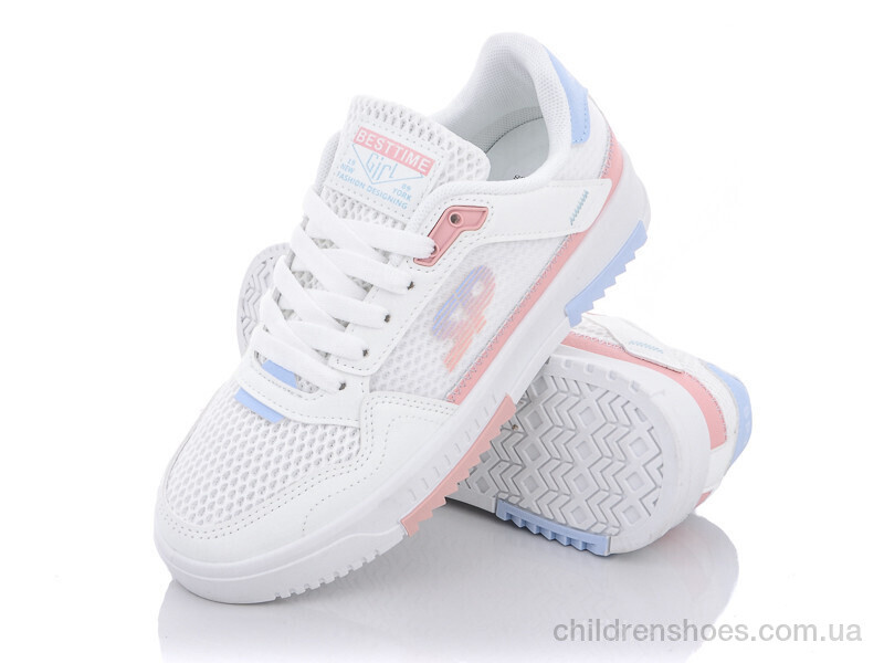 Кроссовки Violeta only one 203-33 white-pink