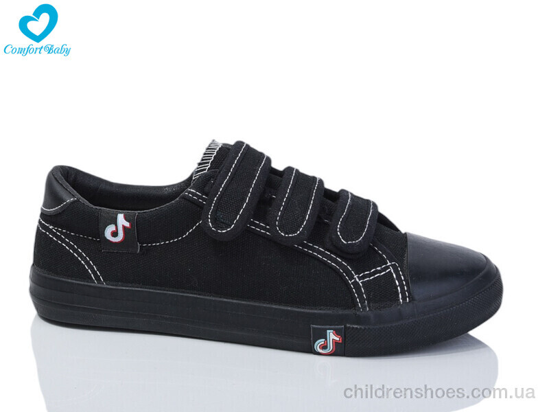Кеды 289-1 чорний Comfort-baby / p. 36-39 / 6пар