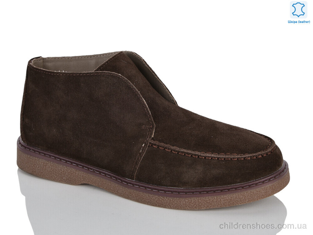 Ботинки E6199-15 brown DINO ALBAT / p. 36-41 / 8пар